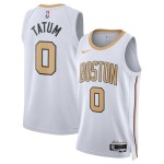 Maillot NBA Boston Celtics Tatum Nike 2025-26 City Edition Blanc Swingman - Homme